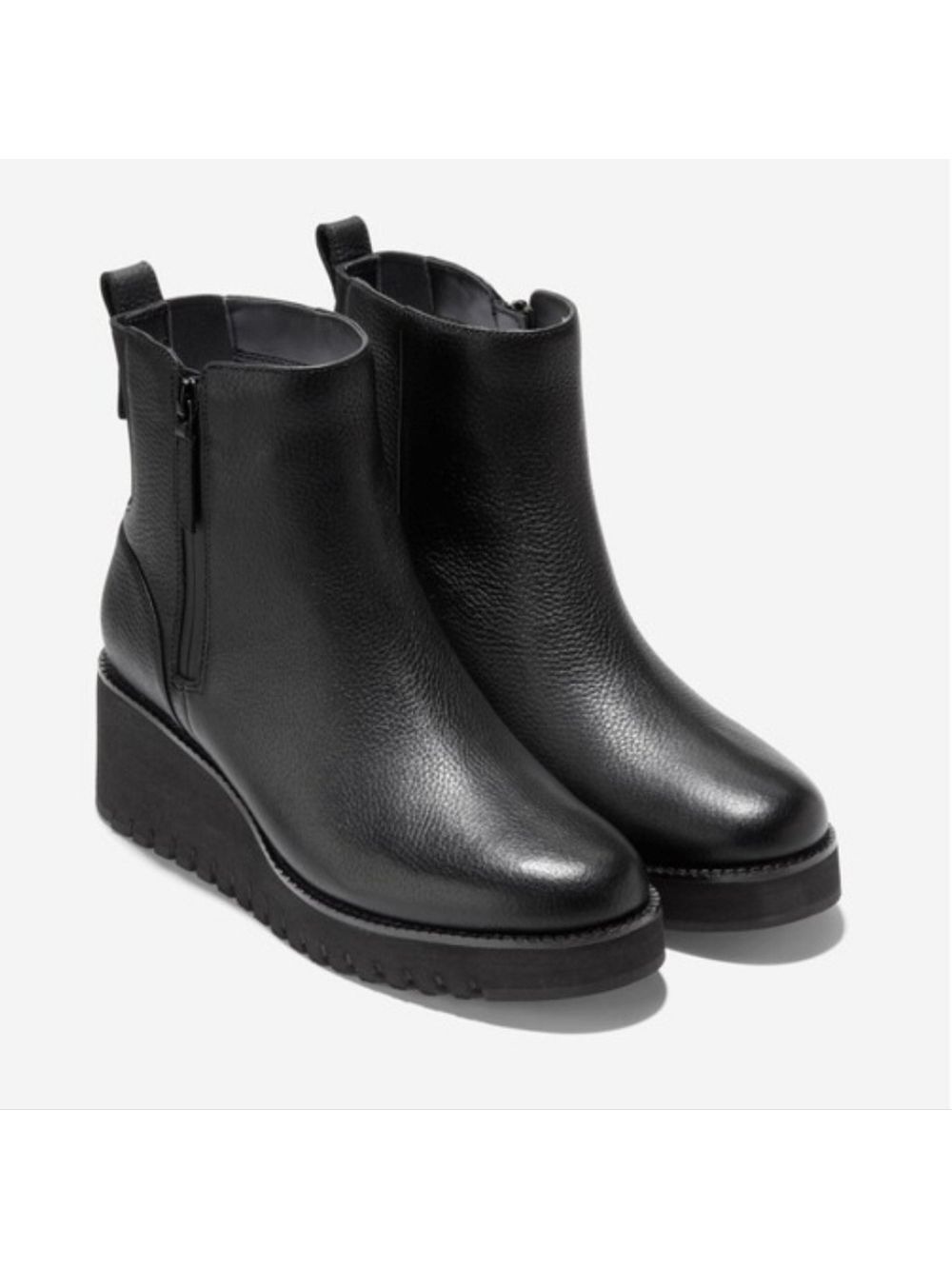 Cole Haan ZERØGRAND Cityquest Waterproof Wedge Chelsea Boots, Size 8.5B